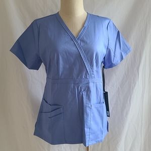 Cherokee Luxe 1841 Mock Wrap Top
